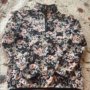 PacSun Half-Zip pullover fleece floral